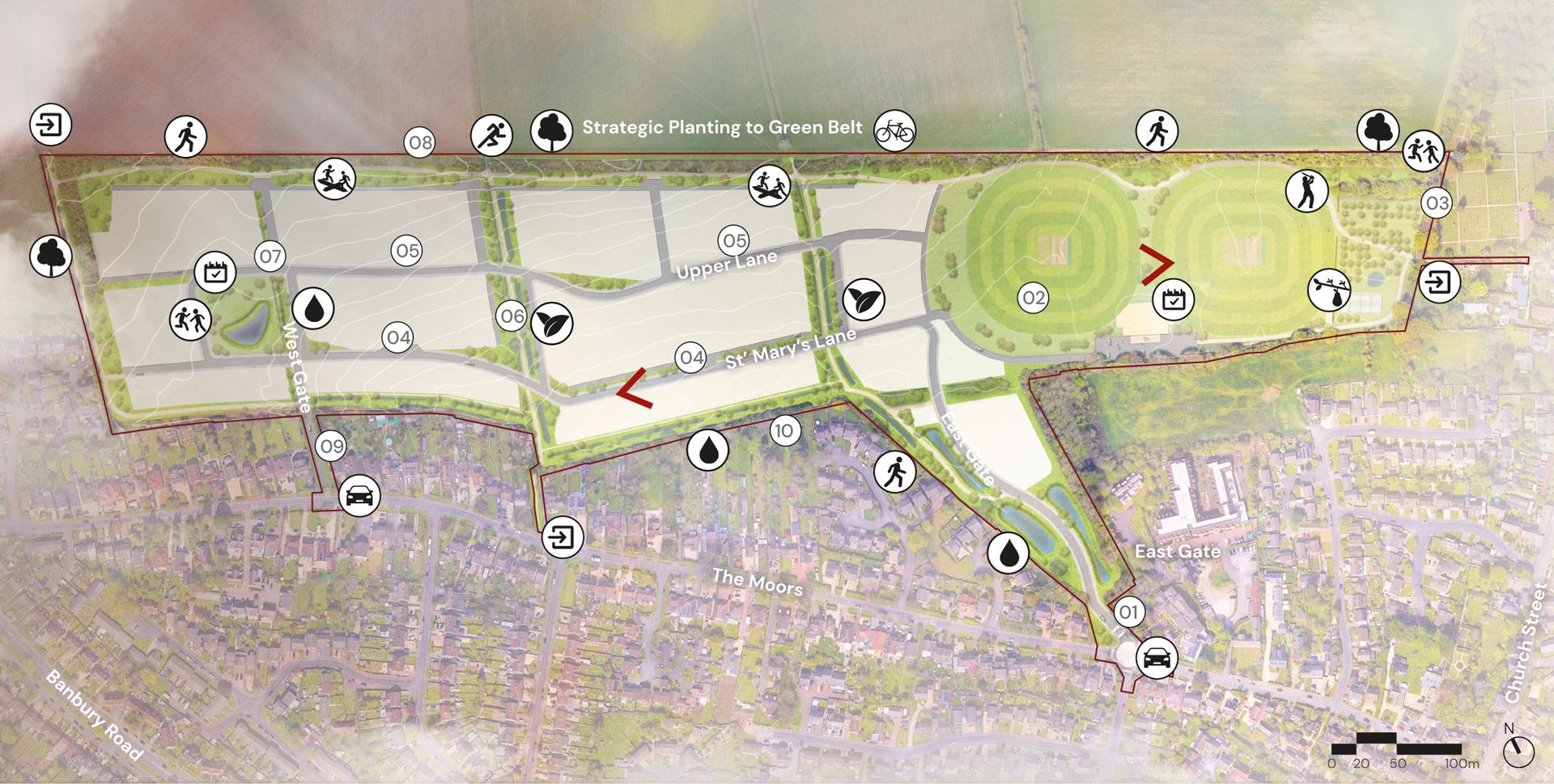 Outline Master Plan for the Land at The Moors in Kidlington
